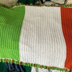 Irish flag Handmade Afghan